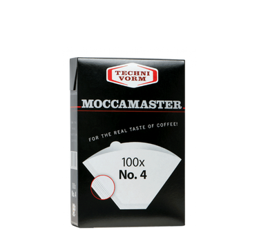Moccamaster No.4 Filter papers 100 pack Mecca Coffee Brewing Accessories