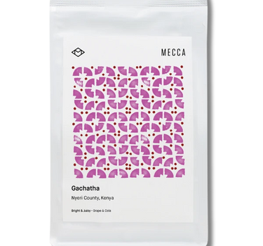 Mecca Coffee 250g retail bag with whole beans
