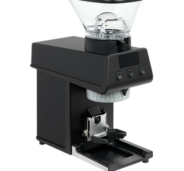 Side view of La Marzocco Home Pico Grinder in black 