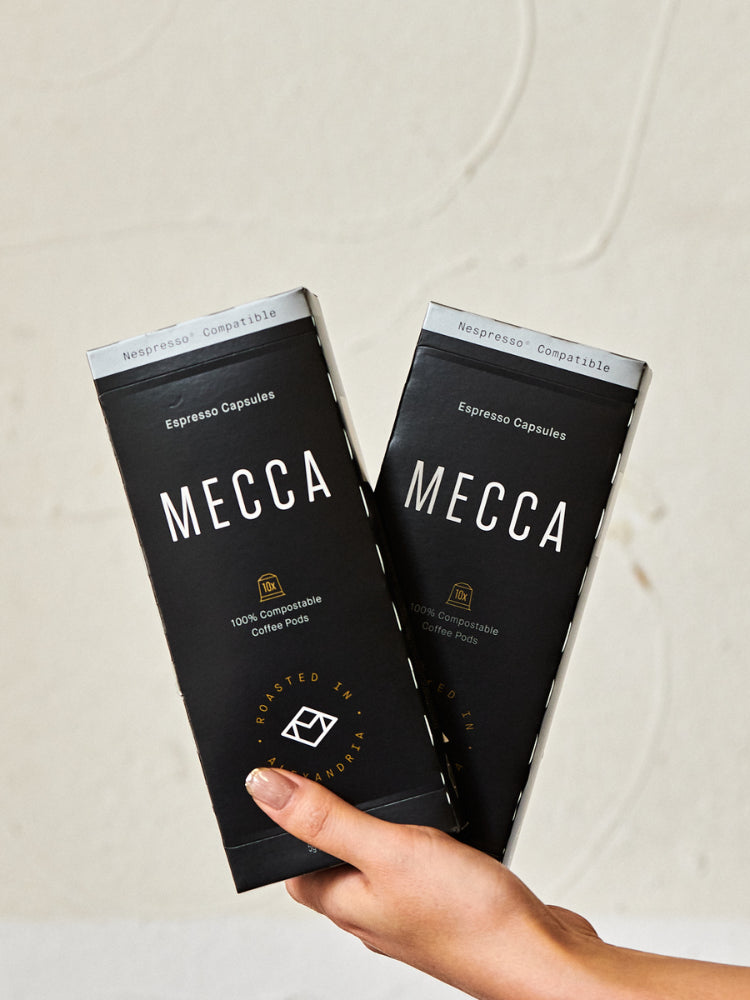 Mecca Coffee Espresso Pods 10 Pack Specialty Coffee