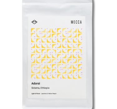 Mecca Coffee Producers Series Adorsi Ethiopia Specialty Coffee Retail Bag 250g