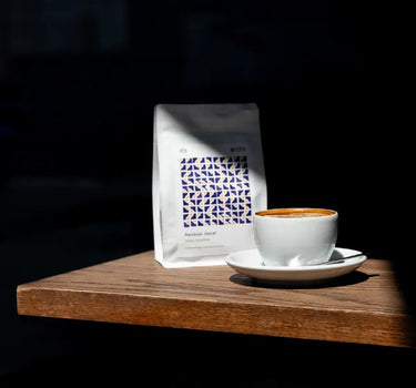 Mecca Coffee Colombian Decaf 250g  and Flat White