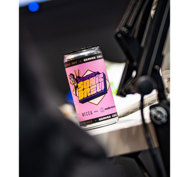 Sonic Brew Mecca Coffee x Audio technica Collab Can